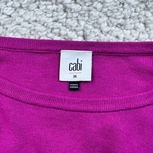 Cabi Tether Tie Pullover Sweater Orchid Pink - Picture 3 of 6